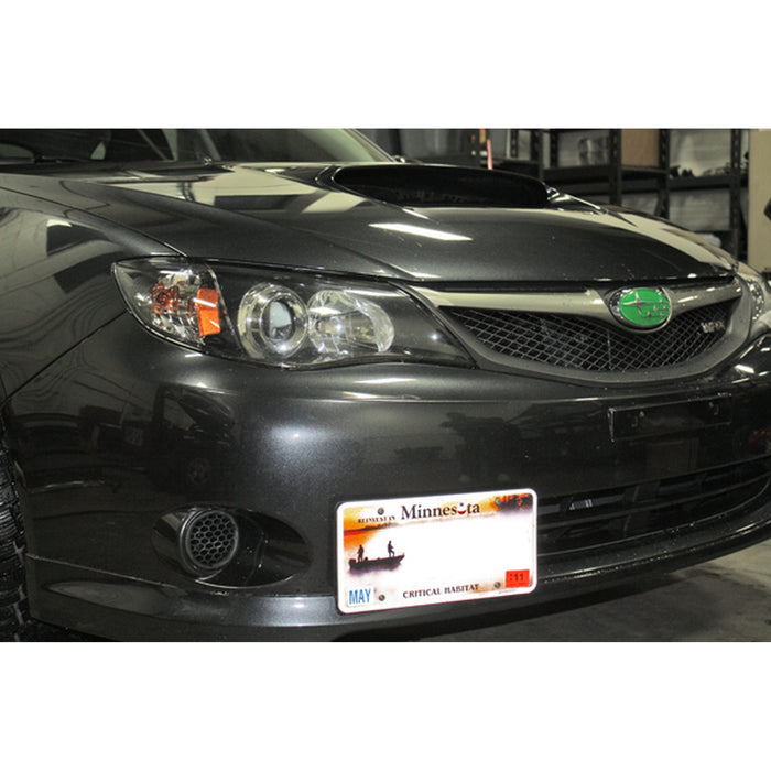 GrimmSpeed License Plate Relocation Kit - 08-14 Subaru WRX/STI, 05-09 Legacy, 08-11 Impreza