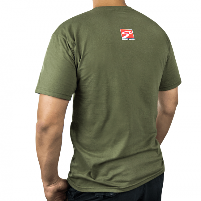 Skunk2 Haters Gon' Hate T-Shirt in Military Green