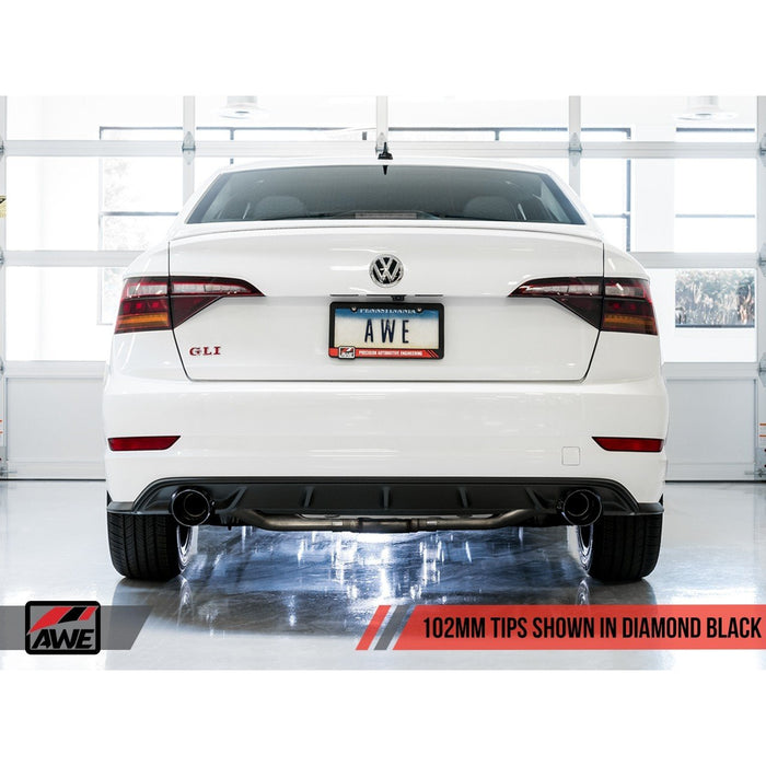AWE Tuning 18-21 Volkswagen Jetta GLI Mk7 Resonated Exhaust Conversion Kit