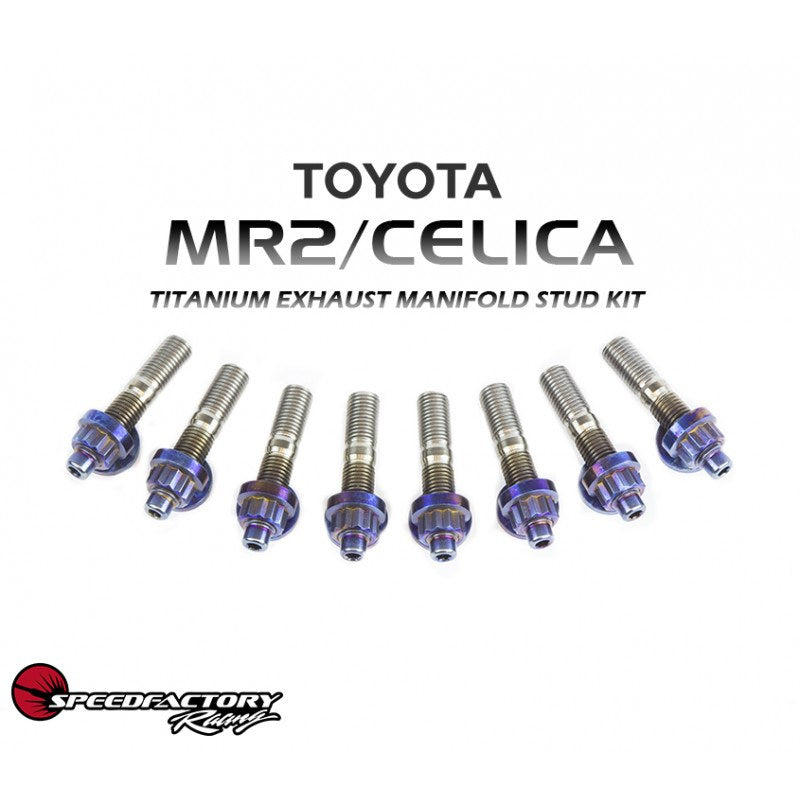 SpeedFactory Racing Toyota MR2 / Celica Titanium Exhaust Manifold Stud Kit