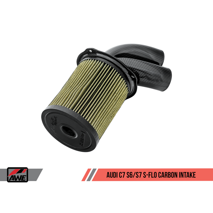 AWE Tuning Audi C7 S6 / S7 4.0T S-FLO Carbon Intake V2