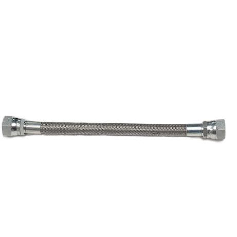 ATP Turbo Steel Braided Oil Drain (Return) Line -10 AN (#10) - 16" Length Straight / Straight Hose