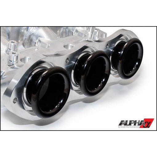 AMS Alpha Performance R35 GT-R Intake Manifold With Cast Aluminum Plenums