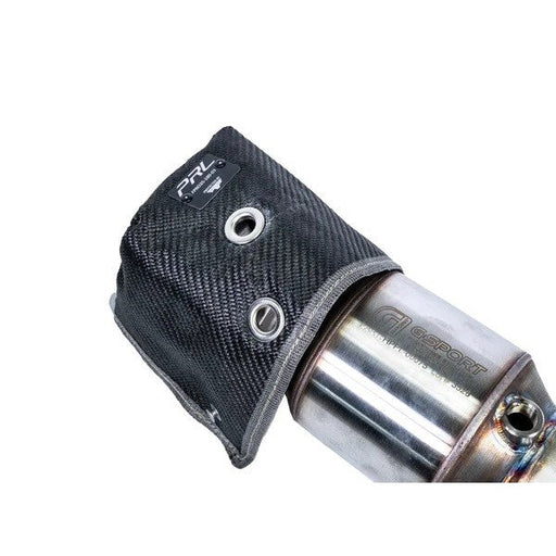 PTP X PRL 2017-2021 Honda Civic Type-R FK8 Downpipe Black Lava Elbow Blanket