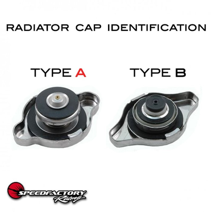 SpeedFactory High Pressure Black Radiator Cap - Type B — Speed Science