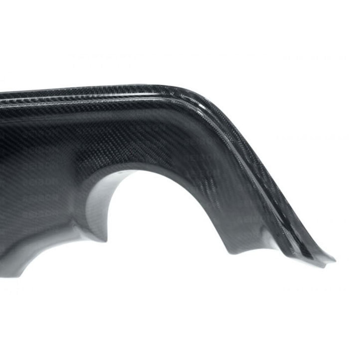 Seibon Carbon Fiber Rear Diffuser Cover For 2013-2016 Scion Frs / 2013-2020 Subaru Brz