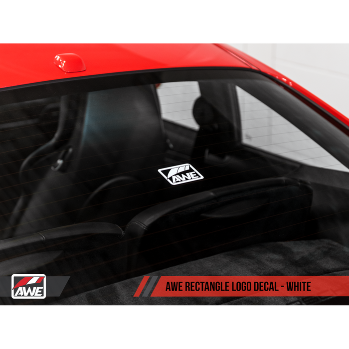 AWE Tuning Square Logo Decal - White