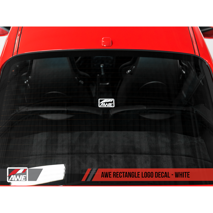 AWE Tuning Square Logo Decal - White