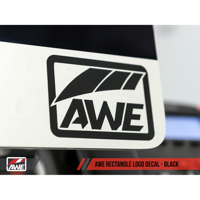 AWE Tuning Square Logo Decal - White