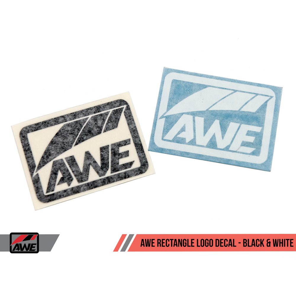 AWE Tuning Square Logo Decal - White