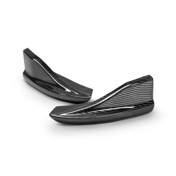 Seibon CS-Style Carbon Fiber Rear Lip For 2008-2014 Subaru STI / 2011-2014 WRX Hatchback