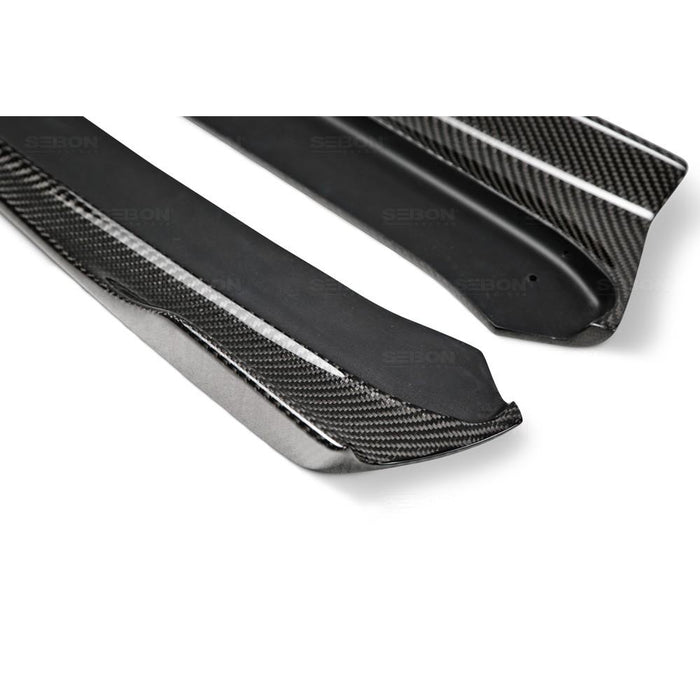 Seibon MB-Style Carbon Fiber Rear Lip For 2015-2020 Subaru WRX / STI