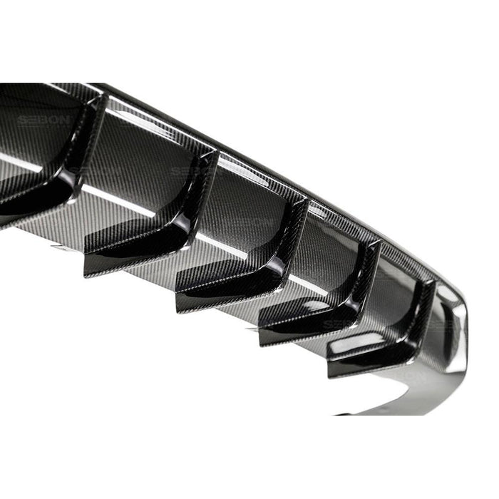 Seibon TR-Style Carbon Fiber Rear Lip For 2016-2018 Honda Civic Sedan