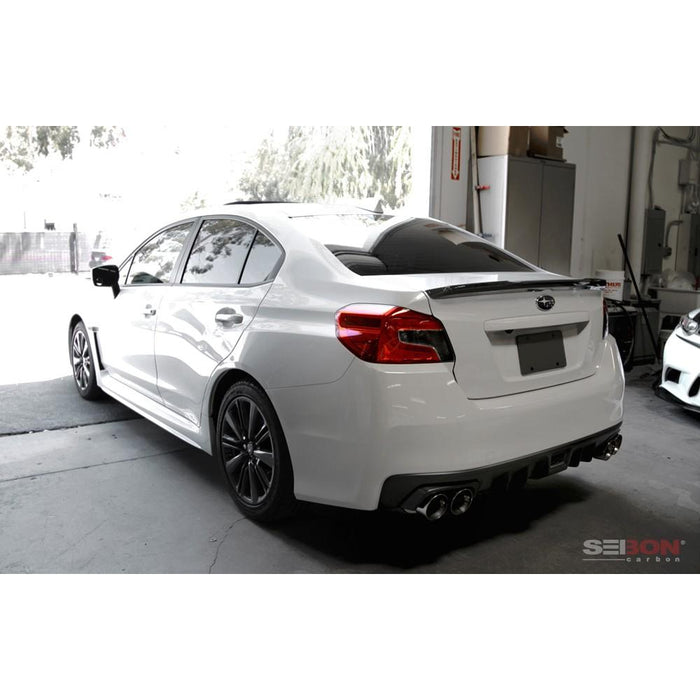 Seibon OEM-Style Carbon Fiber Rear Spoiler For 2015-2020 Subaru WRX / STI