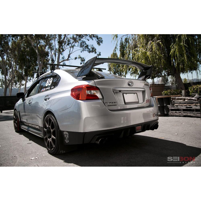 Seibon STI-Style Carbon Fiber Rear Spoiler For 2015-2020 Subaru WRX / STI