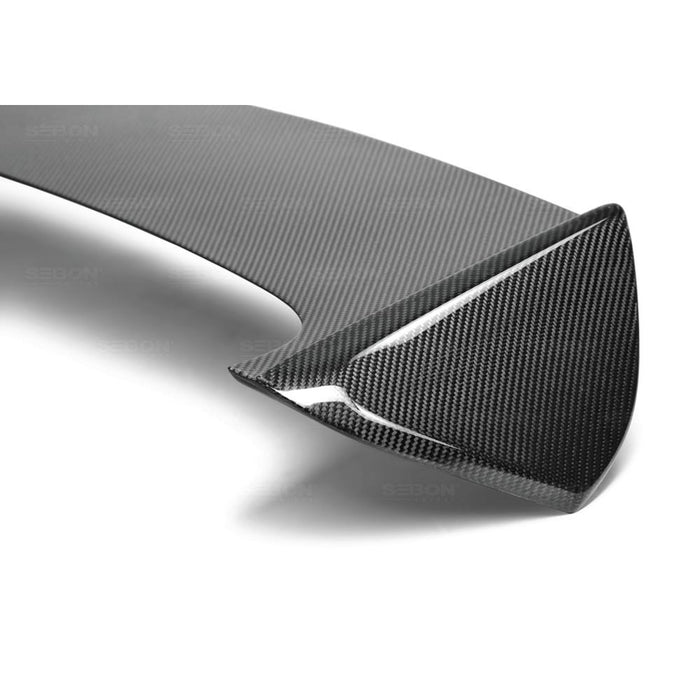 Seibon Sti-Style Carbon Fiber Rear Spoiler For 2008-2014 Subaru WRX / STI Hatchback*