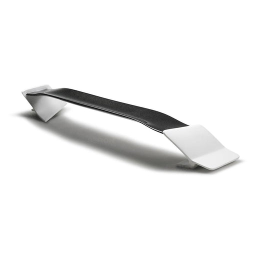 Seibon TT-Style Fiberglass Rear Spoiler With Carbon Fiber Center For 2016-2020 Honda Civic Coupe*