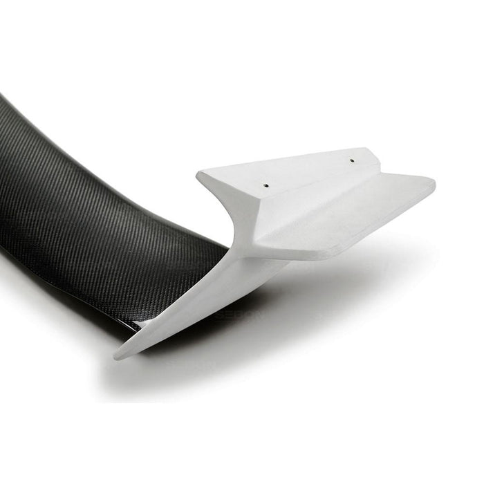 Seibon TT-Style Fiberglass Rear Spoiler With Carbon Fiber Center For 2016-2020 Honda Civic Coupe*