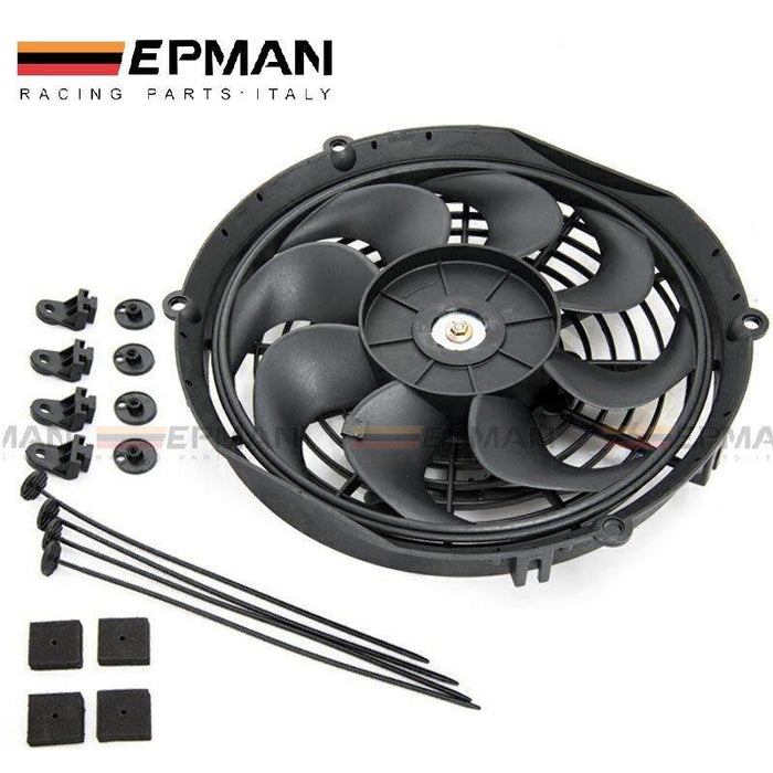 EPMAN Slim Electric Radiator Fan - 14"-Radiator Fans-Speed Science