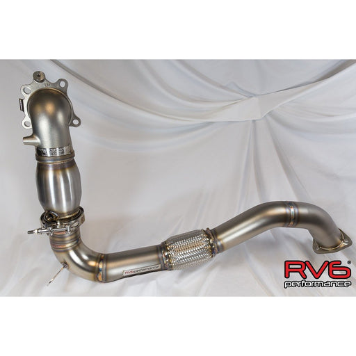 RV6 Catted Downpipe & Front Pipe Combo for 17+ Civic SI