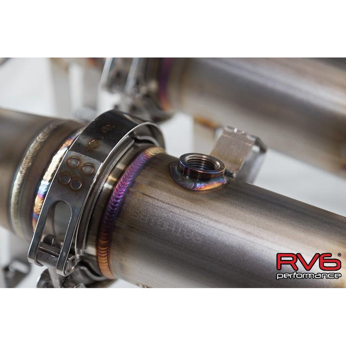 RV6 Downpipe & Front Pipe Combo for 16+ Civic 1.5T (Sedan, Coupe, Hatch, Si)