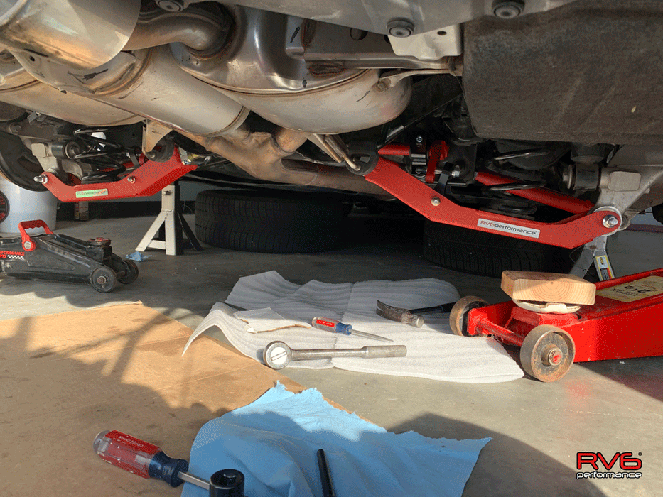 RV6 FK8 / FL5 Civic Type R Adjustable Chromoly Rear Sway Bar (25.4mm)