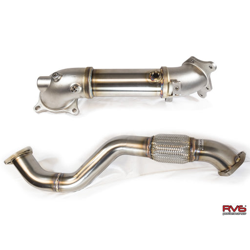 RV6 Downpipe & Front Pipe Combo for 17+ Civic Type-R 2.0T FK8