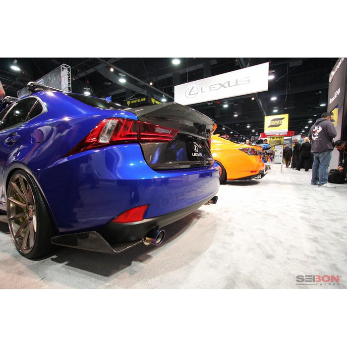 Seibon TP-Style Carbon Fiber Rear LIP For 2014-2016 Lexus Is