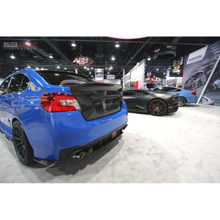 Seibon C-Style Carbon Fiber Trunk Lid For 2015-2020 Subaru WRX / STI