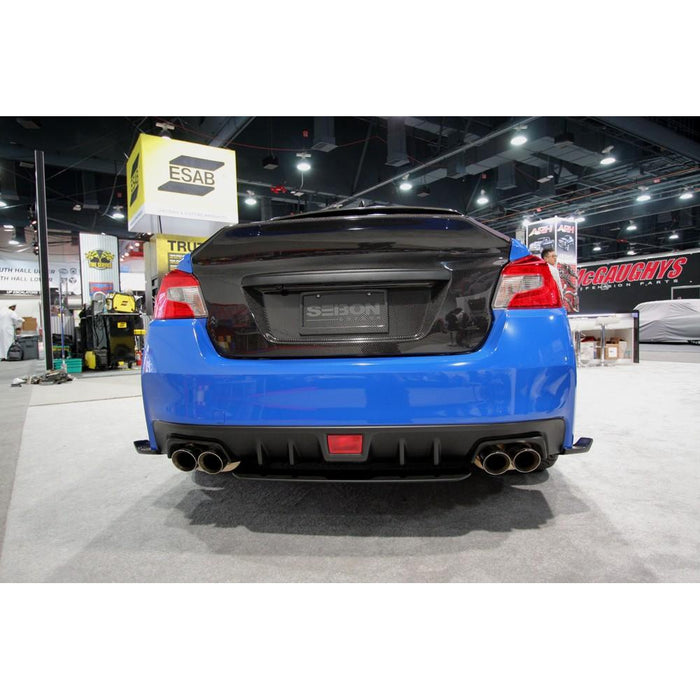 Seibon C-Style Carbon Fiber Trunk Lid For 2015-2020 Subaru WRX / STI