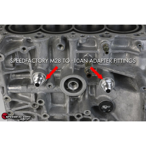 SpeedFactory Racing Billet M28 to -10AN Adapter Fitting