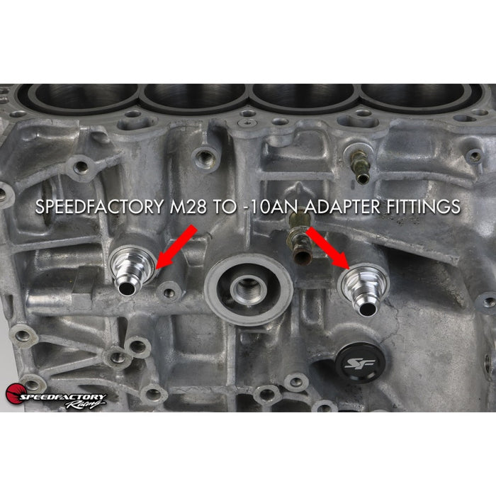 SpeedFactory Racing Billet M28 to -10AN Adapter Fitting