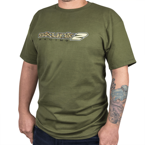 Skunk2 Camo T-Shirt - Military Green