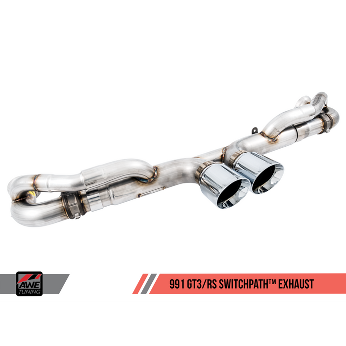AWE Tuning Porsche 991 GT3 / RS SwitchPath Conversion Kit (Requires AWE Tuning Center Muffler)