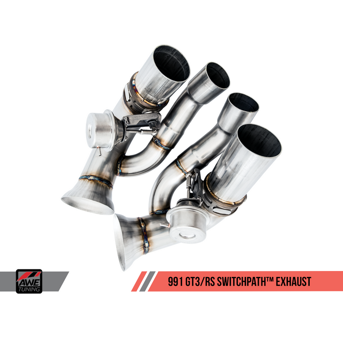 AWE Tuning Porsche 991 GT3 / RS SwitchPath Conversion Kit (Requires AWE Tuning Center Muffler)