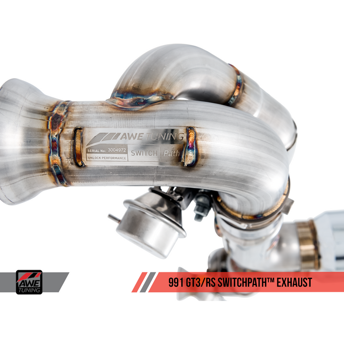 AWE Tuning Porsche 991 GT3 / RS SwitchPath Conversion Kit (Requires AWE Tuning Center Muffler)