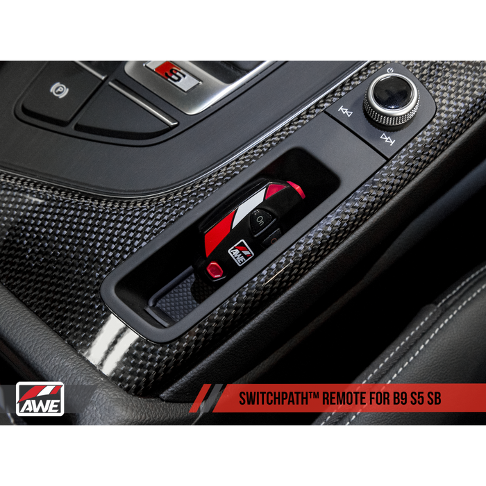 AWE Tuning Audi B9 S5 Sportback Touring Edition Exhaust - Non-Resonated (Silver 102mm Tips)
