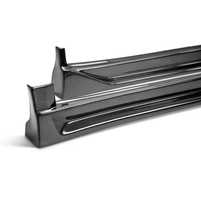 Seibon CW-Style Carbon Fibre Side Skirts For 2004-2005 Subaru Impreza / WRX / STI