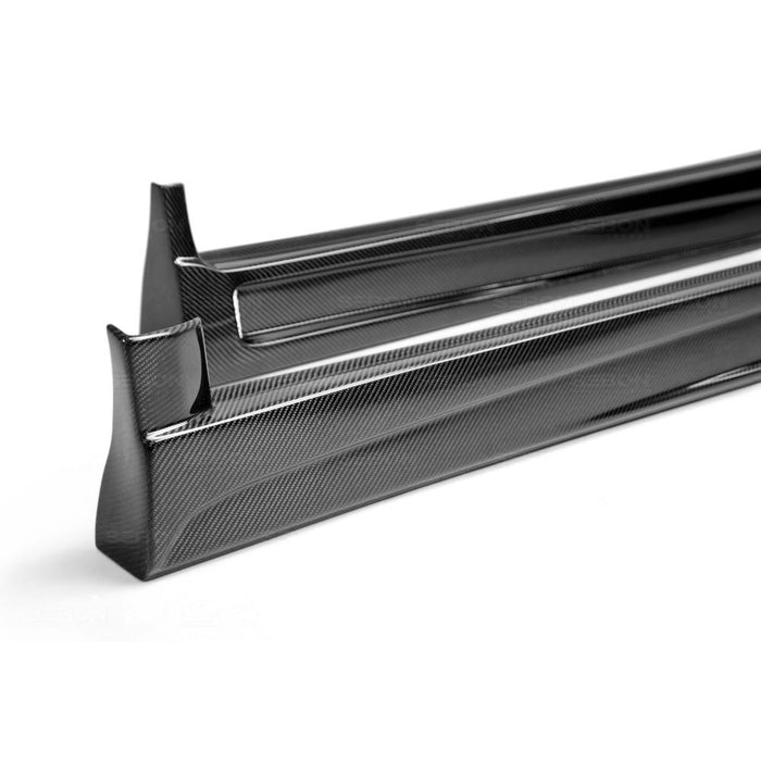 Seibon GD-Style Carbon Fiber Side Skirts For 2006-2007 Subaru Impreza / WRX / STI Sedan