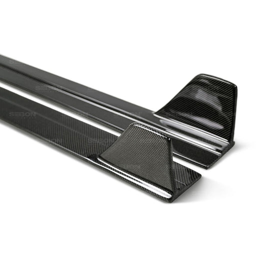 Seibon TR-Style Carbon Fiber Side Skirts For 2016-2020 Honda Civic Sedan