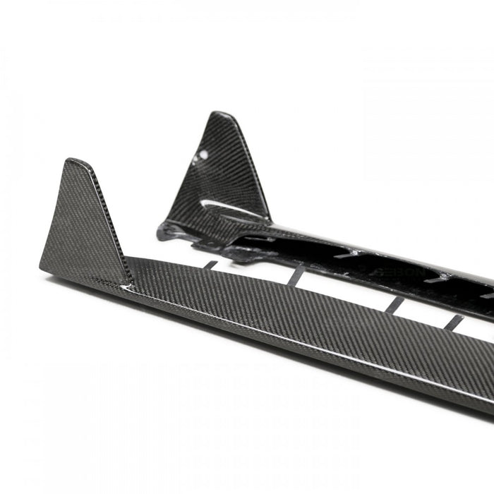 Seibon MB-Style Carbon Fiber Side Skirts For 2020-2021 Toyota GR Supra
