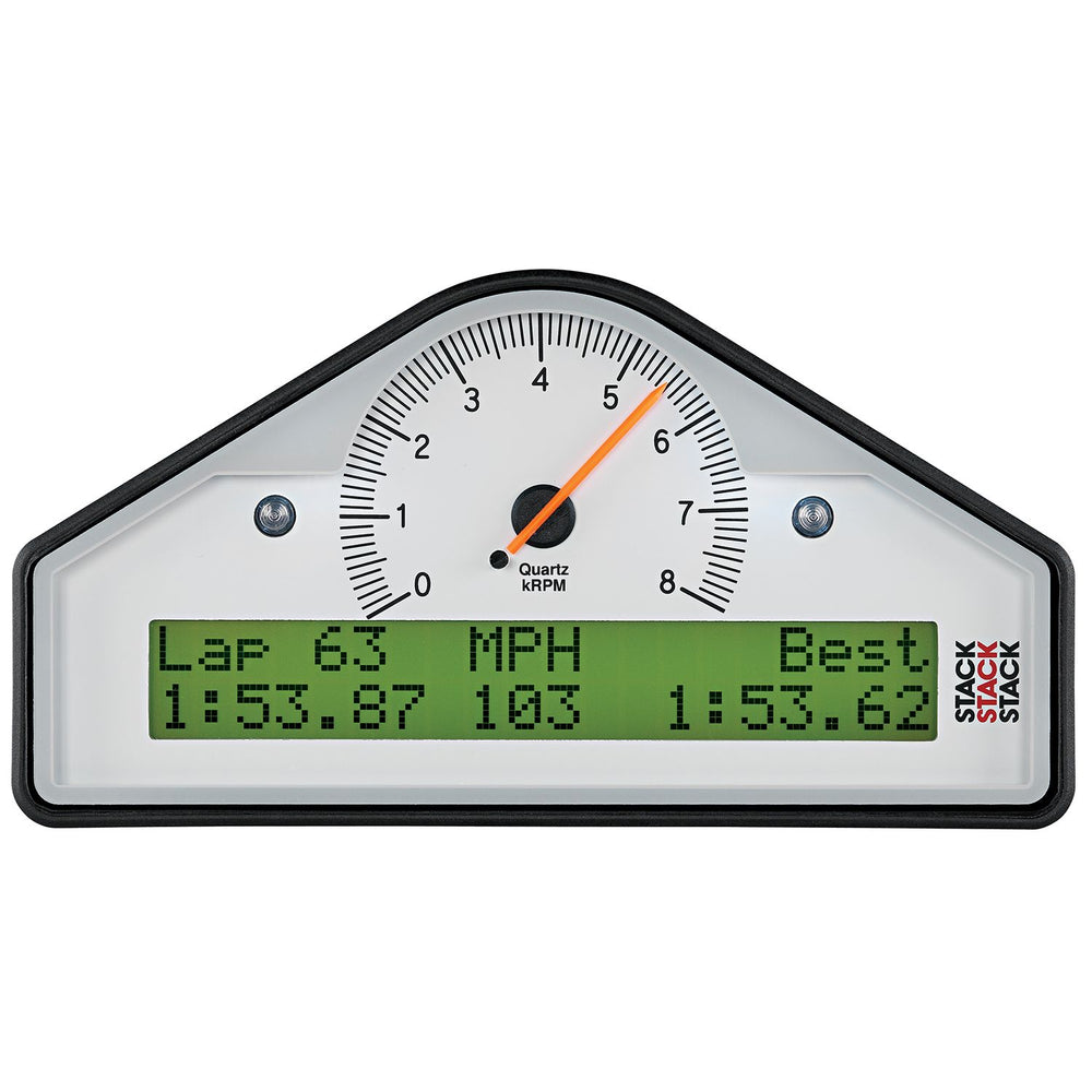 AutoMeter Street Dash, WHT, 0-8K RPM (PSI, DEG. C, MPH)
