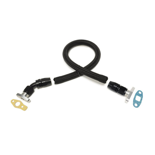 STM Tuned -10AN Turbo Oil Return Line Braided Nylon G-Series for DSM/Evo 7-9 (TORLB-G)