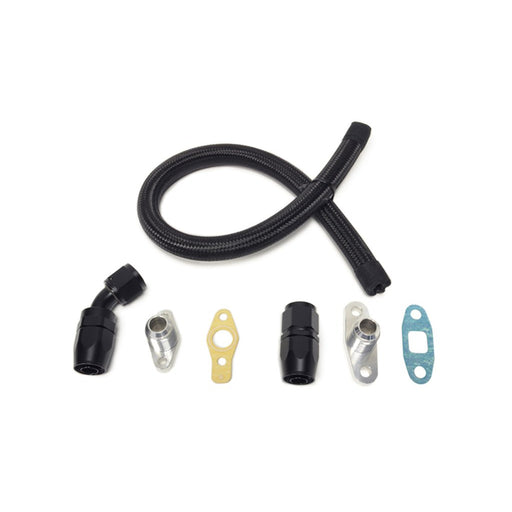 STM Tuned -10AN Turbo Oil Return Line Braided Nylon G-Series for DSM/Evo 7-9 (TORLB-G)