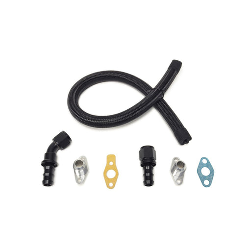 STM Tuned -10AN Turbo Oil Return Line Braided Nylon GT-Series for DSM/Evo 7-9 (TORLB-GT)