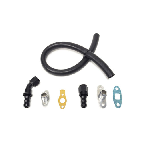 STM Tuned -10AN Turbo Oil Return Line Pushlock G-Series for DSM/Evo 7-9 (TORLP-G)