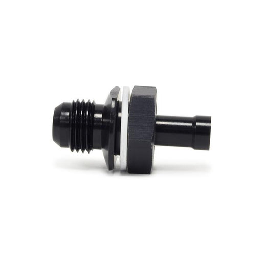 STM Tuned -6AN Black Anodized E85 Safe Fuel Bulkhead Fitting