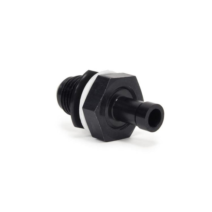 STM Tuned -6AN Black Anodized E85 Safe Fuel Bulkhead Fitting