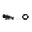 STM Tuned -6AN Black Anodized E85 Safe Fuel Bulkhead Fitting