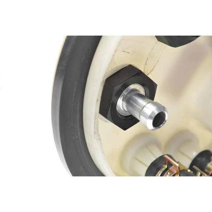 STM Tuned -8AN Black Anodized E85 Safe Fuel Bulkhead Fitting